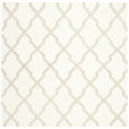 thumbnail image 2 of SAFAVIEH Dhurries Landon Geometric Area Rug, Ivory/Camel, 6' x 6' Square, 2 of 6