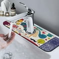 thumbnail image 7 of Sikiie London Symbols Splash Guard for Sink Faucet-1 PC Super Absorbent Fast Drying Mat Sink Gadgets-Splash Guard for Kitchen, Sink Mat, 7 of 7