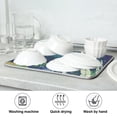 thumbnail image 7 of Yayeee Dish Drying Mat for Kitchen Counter Ultra Absorbent Easy Clean Pad 24x18", Floral Mountain, 7 of 7