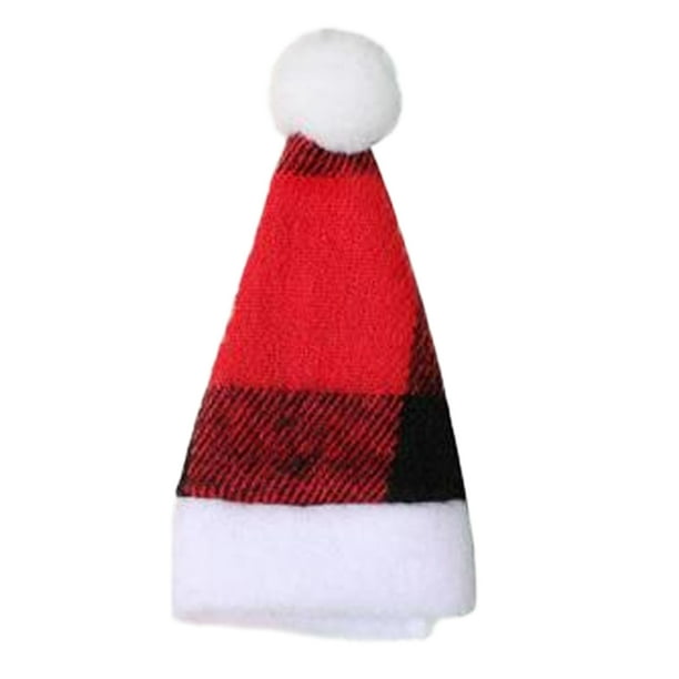 Inteprter aHome Restaurante Sombrero de Navidad Cubiertos Bolsa Tenedor Vajilla Titular Bolsa de cubiertos Festival Decoración Centros de Kits de decoración para fiestas S Inteprter HA069074-03
