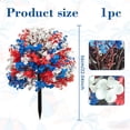 thumbnail image 6 of Memorial Day Flowers for Cemetery: Outdoor Grave 250th Anniversary USA Decorations - Fathers Day Cemetery Flowers for Grave - Patriotic Artificial Red White Blue Roses, 6 of 9