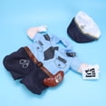 thumbnail image 4 of Disfraz de policía de poliéster para Halloween, ideal para gatos y perros (tallas S), 4 of 11