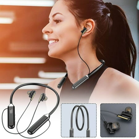 

Halter Neck Wireless Bluetooth Multi-Function Sports Earbuds In-Ear 5.0 Unisex Maximum Comfort Christmas Halloween Outdoor Camera Toys for Boys Girls Parent-child Interaction Gifts XYZ 9199
