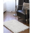 thumbnail image 3 of Luxe Hudson Faux Sheepskin Single Rug | 2'x3', 3 of 5