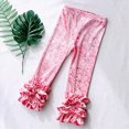 thumbnail image 6 of UAYOTSE Girls Ruffles Leggings Cotton Pants Kids Stretchy High Waist Legging 1 6 Years,Sizes 2-3 Years, 6 of 9