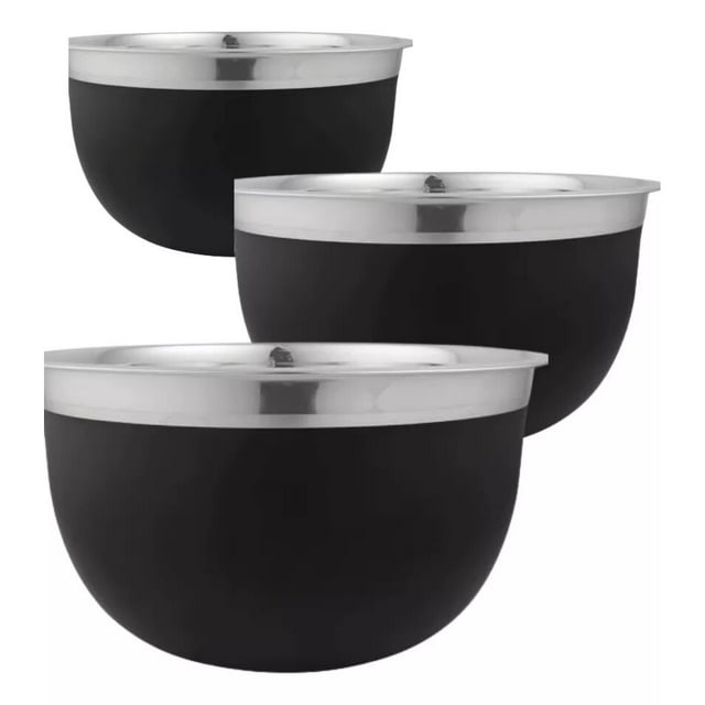 Royal Haus By Apolo | Juego de Tazones/Bowls de 3 Piezas de Acero Inoxidable APL11