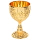 thumbnail image 1 of Brass Wine Goblet Chalice Goblet Cup Golden Medieval Viking Mug Gothic Drinking Vessel Metal Buddhist Altar Cup Holy Drinking Cup Vintage Buddha Water, 1 of 4