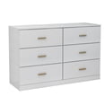thumbnail image 7 of CQSXDA Modern 6-Drawer Dresser for Bedroom, Ample Storage Wide Chest of Drawers, Antique White, 7 of 7