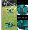 thumbnail image 4 of Adjustable 360° Rotating Automatic Garden Sprinkler Lawn Irrigation System Covering Large Area with Leak-Free Design, Durable 3-Arm Sprayer, Easy Connection, 4 of 4