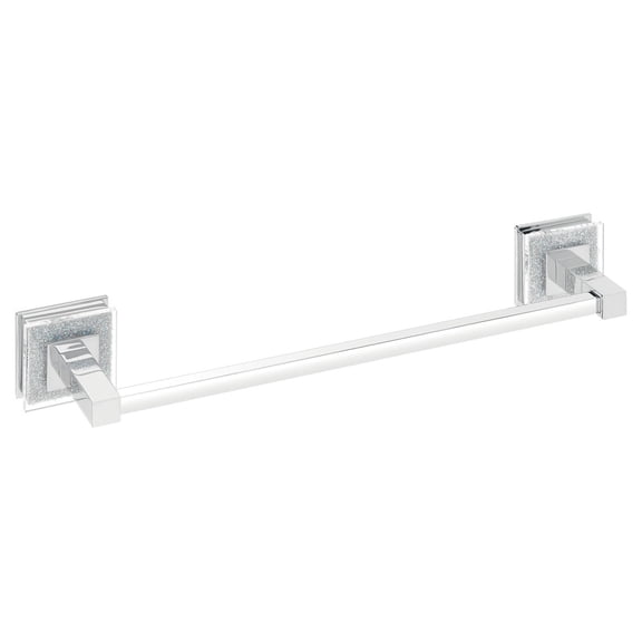 Ruvati  RVA5006 Valencia Crystal and Chrome 24-inch Towel Bar