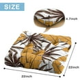 thumbnail image 7 of Jungle Vibes Floor Pillow&nbsp;– 22x22 Inch Large Cushion, Dutch Velvet, Mixed Tropical Leaves (Wild & Free Spirit), 7 of 7