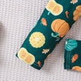 thumbnail image 4 of NOLDARES Toddler Clothes for Baby Girls Cute Print Long Sleeve Sweatshirt Pants Girls Warm Fall Winter Outfits Set(Red,6-7 Y), 4 of 6