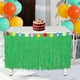 thumbnail image 5 of KAKOWELY Falda de mesa para fiesta hawaiana, falda de mesa para luau hawaiano, decoración de mesa, decoración para fiesta tropical, 5 of 5