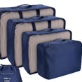 thumbnail image 5 of kurtrusly Versatile 8Pcs/Set Packing Cubes for Travel Clothes Sorting Home Camping Family navy 1Set, 5 of 5