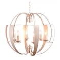 thumbnail image 1 of CWI Lighting Lustre 6 Lumières avec Finition en Étain, 1 of 2