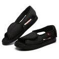 thumbnail image 1 of Diabetic Slippers Adjustable Open Toe Swollen Feet Slipper for Elderly Arthritis, 1 of 10