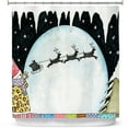 thumbnail image 1 of Shower Curtains 70" x 73" from DiaNoche Designs by Marley Ungaro - Cold Moon 2, 1 of 1