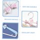 thumbnail image 2 of 20 Pcs Hanger Loose Pants Clothes Hangers Hangers Pants Clip Skirt Hanger Quilt Storage Hanger Plastic Household Clip Hanger Clothes Hangers Sheet, 2 of 4
