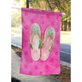 thumbnail image 2 of Carolines Treasures BB8224CHF Tongs Roses Toile de Drapeau Polkadot Rose, Taille de la Maison, 2 of 4