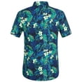 thumbnail image 2 of SSLR Mens Hawaiian Shirts Causal Short Sleeve Button Down Shirts, 2 of 7