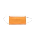 thumbnail image 3 of Cubrebocas adulto tricapa 3 pliegos naranja con elastico caja c/50, 3 of 3