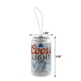 thumbnail image 3 of Coors Light Can Decoupage Christmas Ornament, Silver, Plastic, By Ruz, 3 of 5