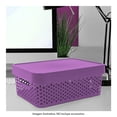 thumbnail image 4 of Caja con Tapa Plastic Trends Modelo Paris Capacidad 11Lts Color Morado 1 Pieza, 4 of 4