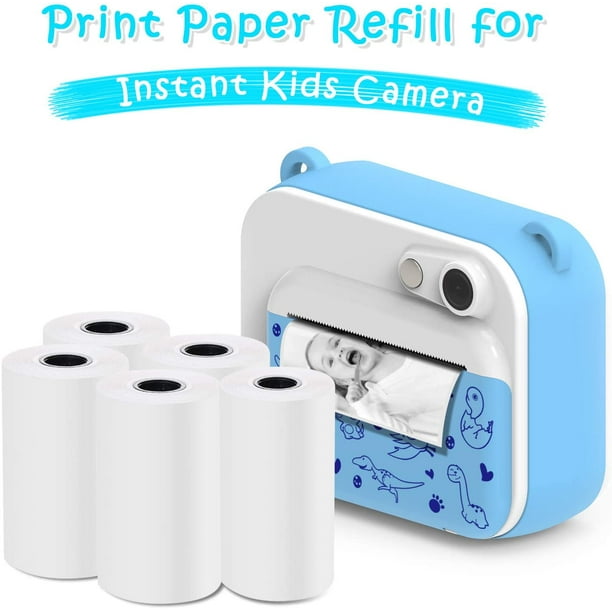 10 rouleaux de papier thermique pour appareil photo portable à impression  instantanée pour enfants, 2,2 pouces x 19,7 pieds