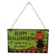 thumbnail image 2 of Feliz halloween colgando de la pared de madera signos placa de calabaza decoración de la puerta del partido en casa BLESIY Placa colgante de Halloween, 2 of 8