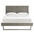 thumbnail image 6 of Modway Alana Queen Wood Platform Bed With Angular Frame in Gray, 6 of 11