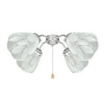 thumbnail image 2 of Aspen Creative 23125-4 Transitional Clear & Sandblasted Ceiling Fan Replacement Glass Shade.2-1/8"Fitter,4-3/4"Diameter x 5"Height.4 Pack, 2 of 6