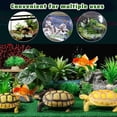 thumbnail image 3 of SOPOTUTU Aquarium Safe Artificial Grass Turtle Basking Platform Turf Green Plastic 1Set, 3 of 6