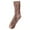 A-Brown1, variant on Yuanlong Womens Socks Winter Warm Solid Color Thick Coral Fuzzy Soft Calf Socks Daily Casual Thermal Mid Cut Socks One Size