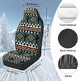 thumbnail image 7 of Uorisanigo Car Front Seat Covers Universal Cactus Aztec African Tribal Auto Driver Seat Covers Accessories Fit for Cars SUV Truck, 2Pcs/Set, Easy to Install & Comfortable, 7 of 7