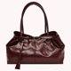 thumbnail image 2 of Bolso Satchel Hobo Bolsillo Pu Cuero Slouchy para Mujeres Compras Viajes, 2 of 9