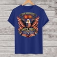 thumbnail image 6 of mgoYE 250 Anniversary USA Tshirt 1776-2026 Tee Vintage Distressed American Flag Short Sleeve Shirt Shirt Men(Blue,L), 6 of 7