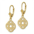 thumbnail image 2 of Charms Collection 14K Small Celtic Eternity Knot Circle Leverback Earrings, 2 of 3