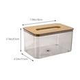 thumbnail image 3 of Quinlirra Composite Board Cover Scandinavian Tissue Box Household Living Room Coffee Table Drawer Box Transparent Restaurant Drawer Box Gifts For Women Gifts For Men Halloween Gifts, 3 of 7