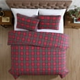 thumbnail image 2 of Beatrice Home Fashions, Holiday 2PC Quilt Set, Twin, Tarick Plaid, 2 of 4