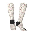 thumbnail image 5 of Lsque Rose Flowers Printed Crew Socks Men's Women's LightWeight Thin Casual Calf Socks ,Knee High Socks,Cotton Socks, 5 of 9