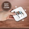 thumbnail image 7 of 3drose, Artsy Horse in a Cowboy Hat. Western American Family Friendly Gift, Set of 8 Coasters - Soft, 7 of 7