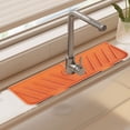 thumbnail image 4 of WRKEKC Clearance Silicone Sink Faucet Splash Guard Mat - Quick-Drain Kitchen/Bath Counter Protector (35x14cm Non-Slip Organizer), 4 of 7