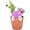 Purple, variant on Dalrosia 5PCS Easter Mini Bunny Planter, Plastic Easter Bunny Planter Animal Shaped Cartoon Planter Pots for Farmhouse Spring Easter Baskets Decor Vase Filler Decor Tiered Tray Decoration