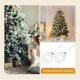 thumbnail image 2 of Clear Plastic Christmas Ornaments Fillable Bauble Christmas Ball 6Pcs, 2 of 3