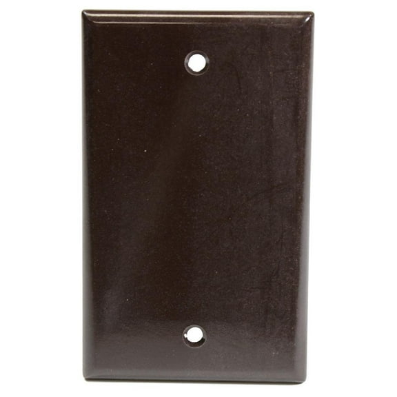 Leviton 1 Gang Standard Plate Brown