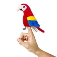 thumbnail image 1 of Peacock Owl Bird Finger Puppet Plush Doll Storytelling Parrot Finger Doll Kawaii Simulation Animal Hand Puppet Interactive Toy, 1 of 5