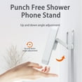 thumbnail image 6 of Washranp 360-degree Rotation Shower Phone Holder,Retractable Wall-Mounted Waterproof Cellphone Case with Touch Screen for Bathroom Bathtub, 6 of 8