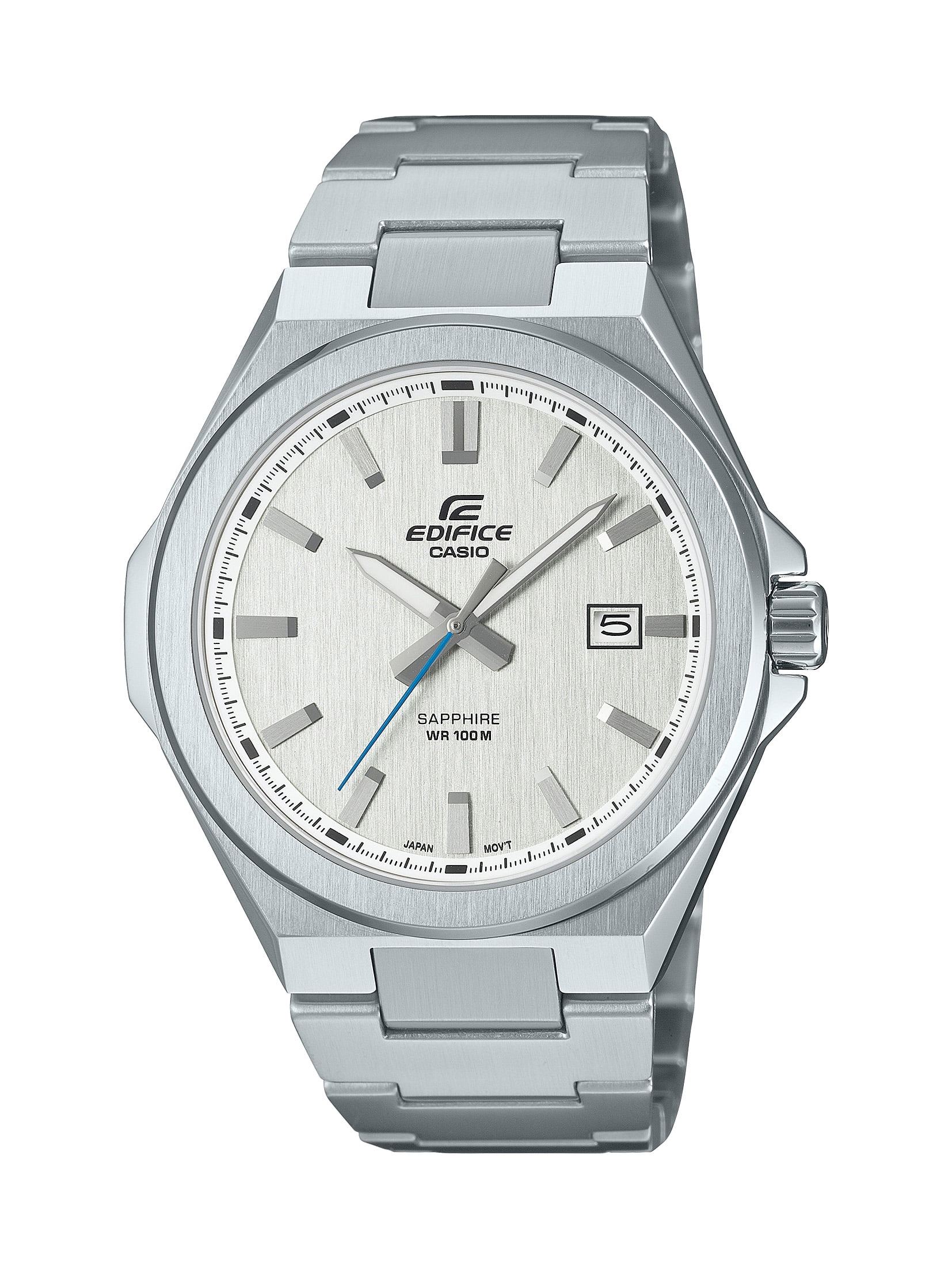 Casio Men's Edifice Classic Stainless Steel Bracelet Watch with Silver ...