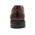 thumbnail image 4 of Zapatos de Vestir para Hombre Bruno Marc en Marrón Oscuro con Punta Cuadrada, 4 of 4