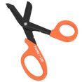 thumbnail image 4 of Tijeras gruesas para vendajes de acero inoxidable para exteriores, tijera médica, herramienta de tratamiento de emergencia (naranja), 4 of 5